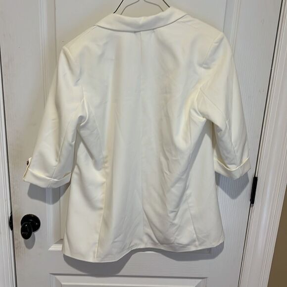 New Fabrik White Blazer Sporty Jacket - Picture 5 of 5